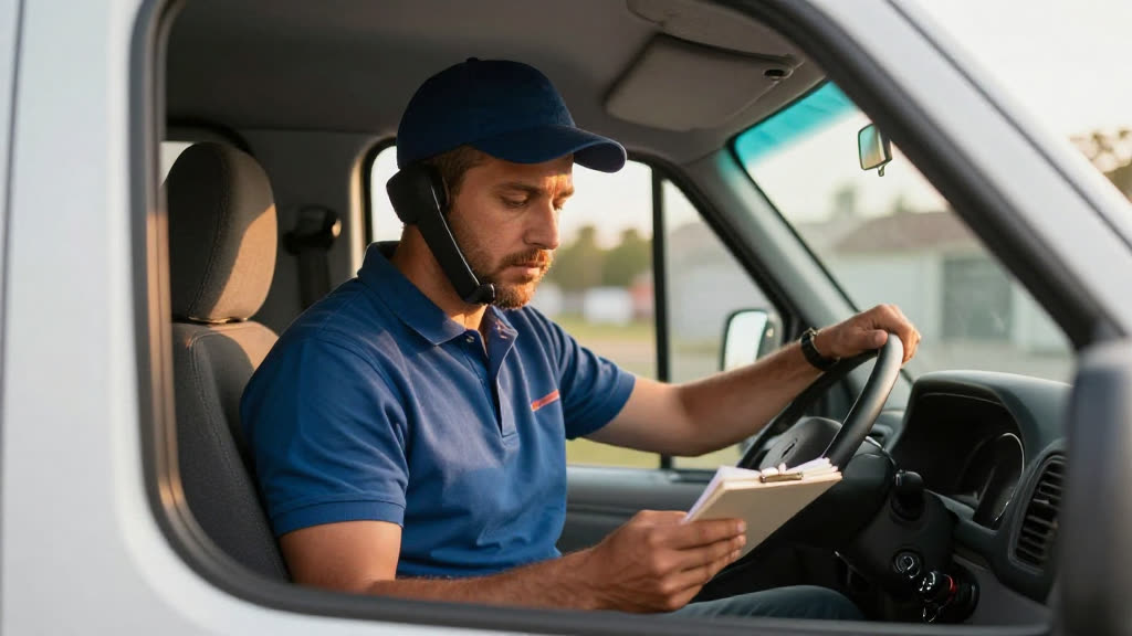 A real Google Local Services business taking a call while KwickPhone answers