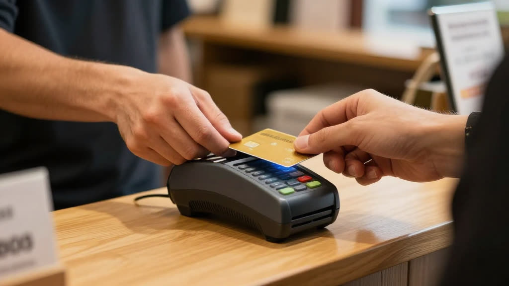 A real ID TECH business taking a call while KwickPhone answers