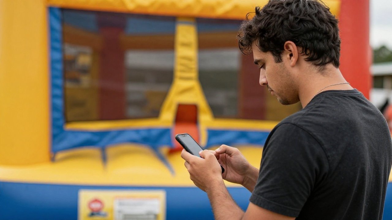 Text-to-order, booking & reservations for a bounce house rental — answered by KwickPhone Text-to-order, booking & reservations for a bounce house rental — answered by KwickPhone