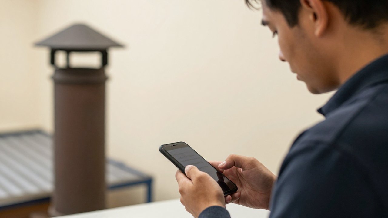 Text-to-order, booking & reservations for a chimney sweep — answered by KwickPhone Text-to-order, booking & reservations for a chimney sweep — answered by KwickPhone
