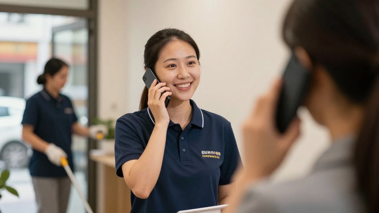 Bilingual (Spanish) answering for a commercial cleaning / janitorial — answered by KwickPhone Bilingual (Spanish) answering for a commercial cleaning / janitorial — answered by KwickPhone