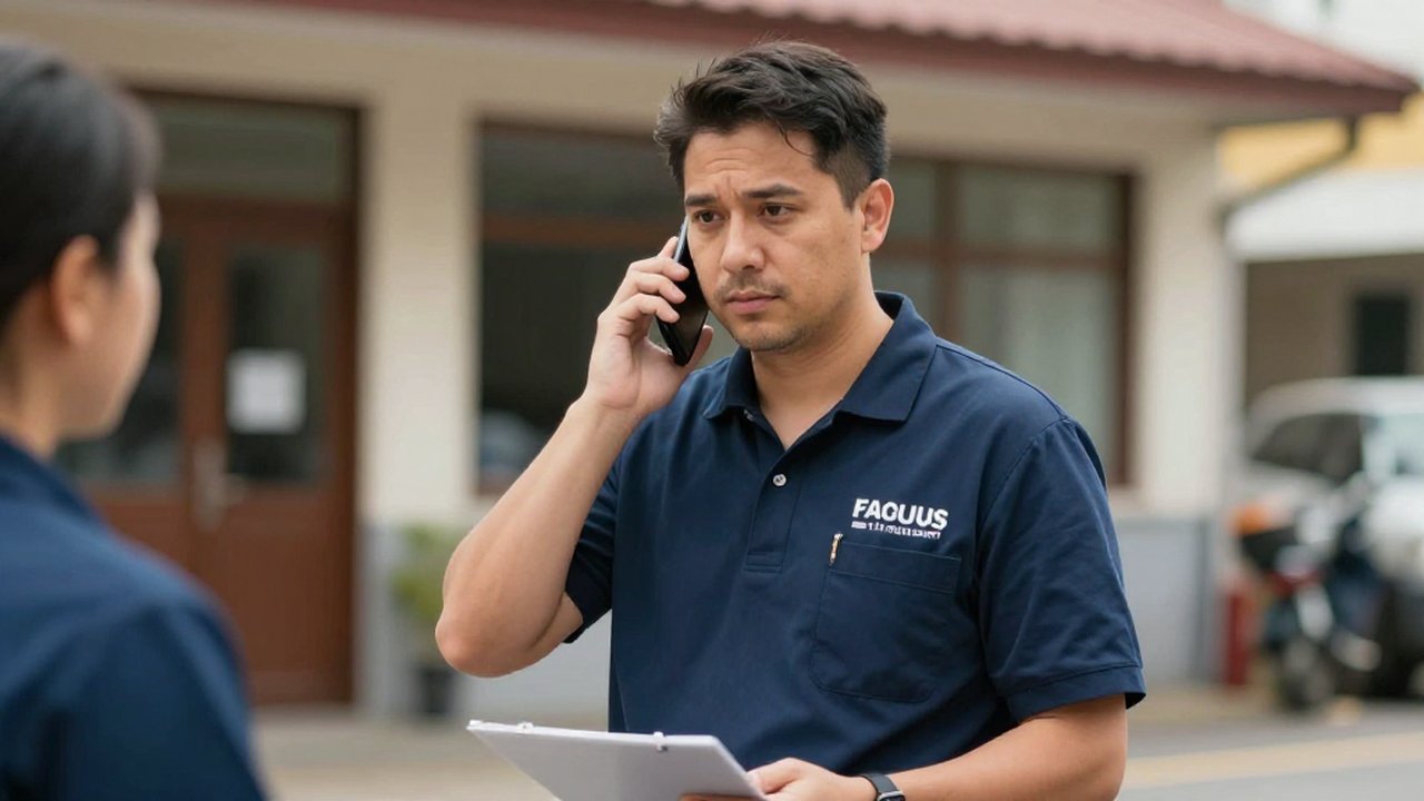 Emergency call handling for a commercial cleaning / janitorial — answered by KwickPhone