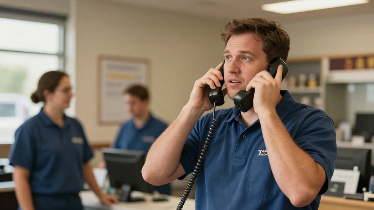 Missed-call recovery for a commercial cleaning / janitorial — answered by KwickPhone Missed-call recovery for a commercial cleaning / janitorial — answered by KwickPhone