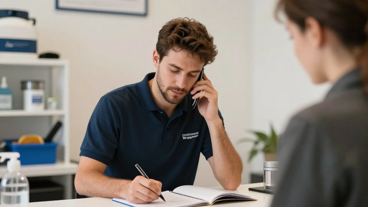 New-customer lead capture for a commercial cleaning / janitorial — answered by KwickPhone New-customer lead capture for a commercial cleaning / janitorial — answered by KwickPhone