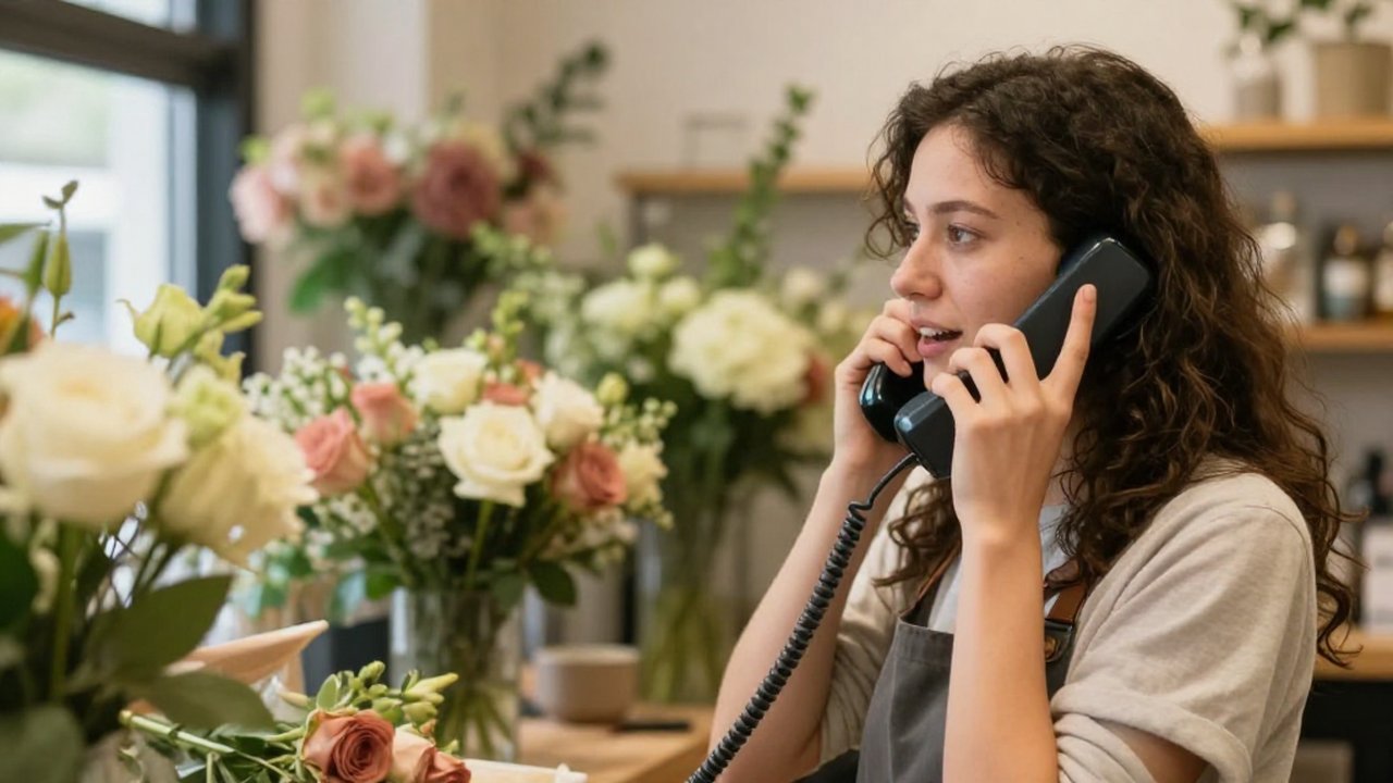 Missed-call recovery for a florist — answered by KwickPhone Missed-call recovery for a florist — answered by KwickPhone