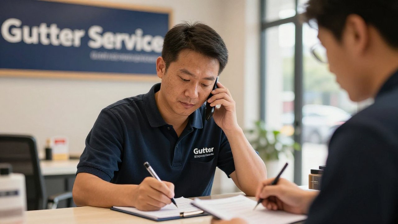 New-customer lead capture for a gutter service — answered by KwickPhone New-customer lead capture for a gutter service — answered by KwickPhone