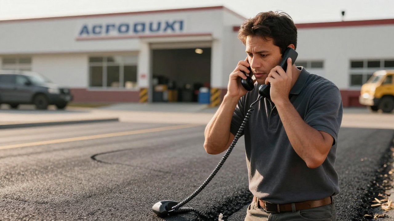 Missed-call recovery for a paving & asphalt — answered by KwickPhone Missed-call recovery for a paving & asphalt — answered by KwickPhone