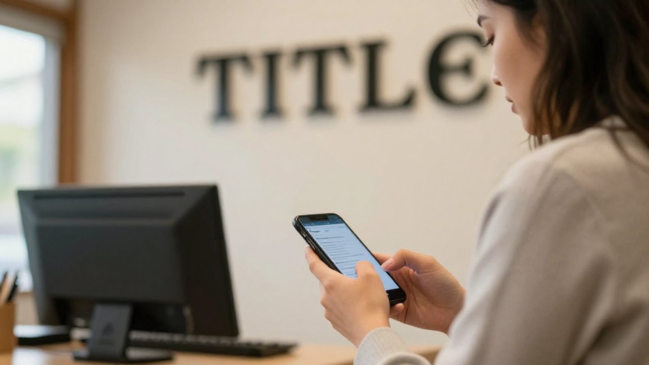 Text-to-order, booking & reservations for a title company — answered by KwickPhone Text-to-order, booking & reservations for a title company — answered by KwickPhone