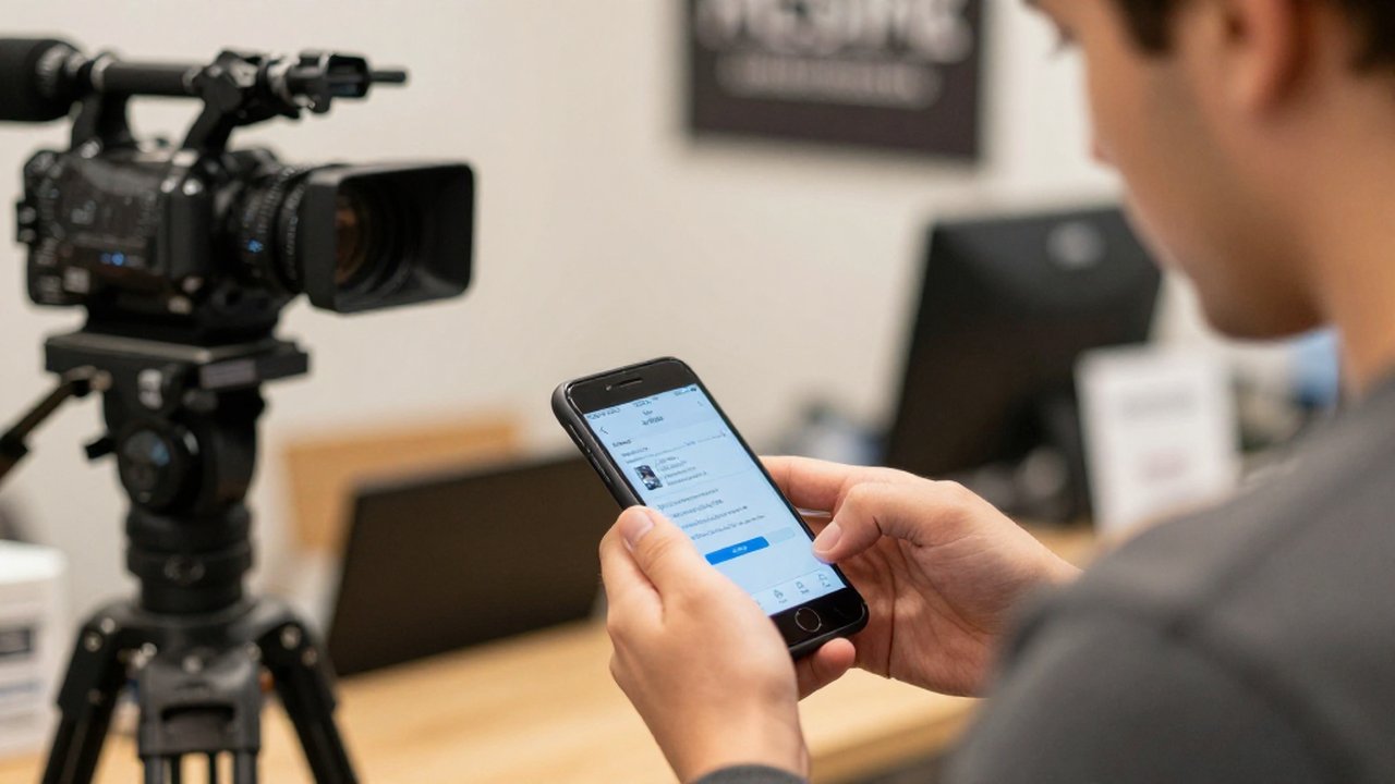 Text-to-order, booking & reservations for a videographer — answered by KwickPhone Text-to-order, booking & reservations for a videographer — answered by KwickPhone