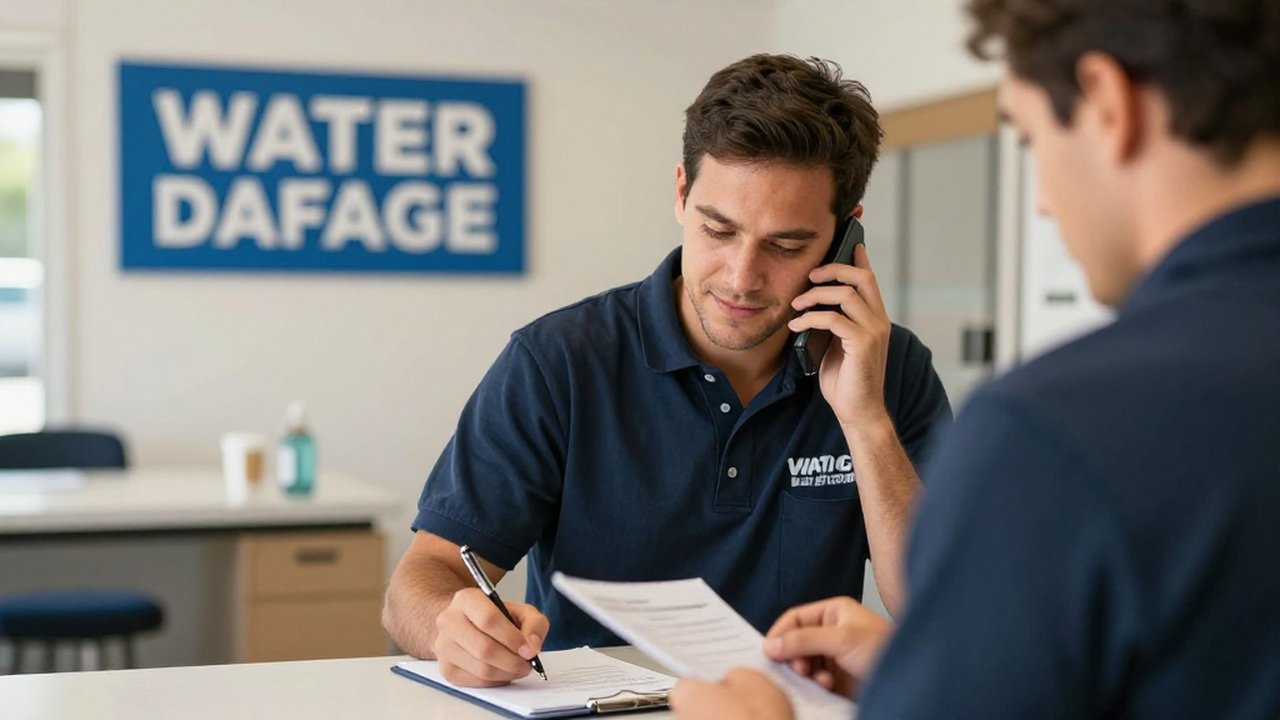 New-customer lead capture for a water damage restoration — answered by KwickPhone New-customer lead capture for a water damage restoration — answered by KwickPhone