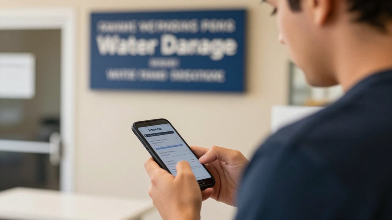 Text-to-order, booking & reservations for a water damage restoration — answered by KwickPhone Text-to-order, booking & reservations for a water damage restoration — answered by KwickPhone